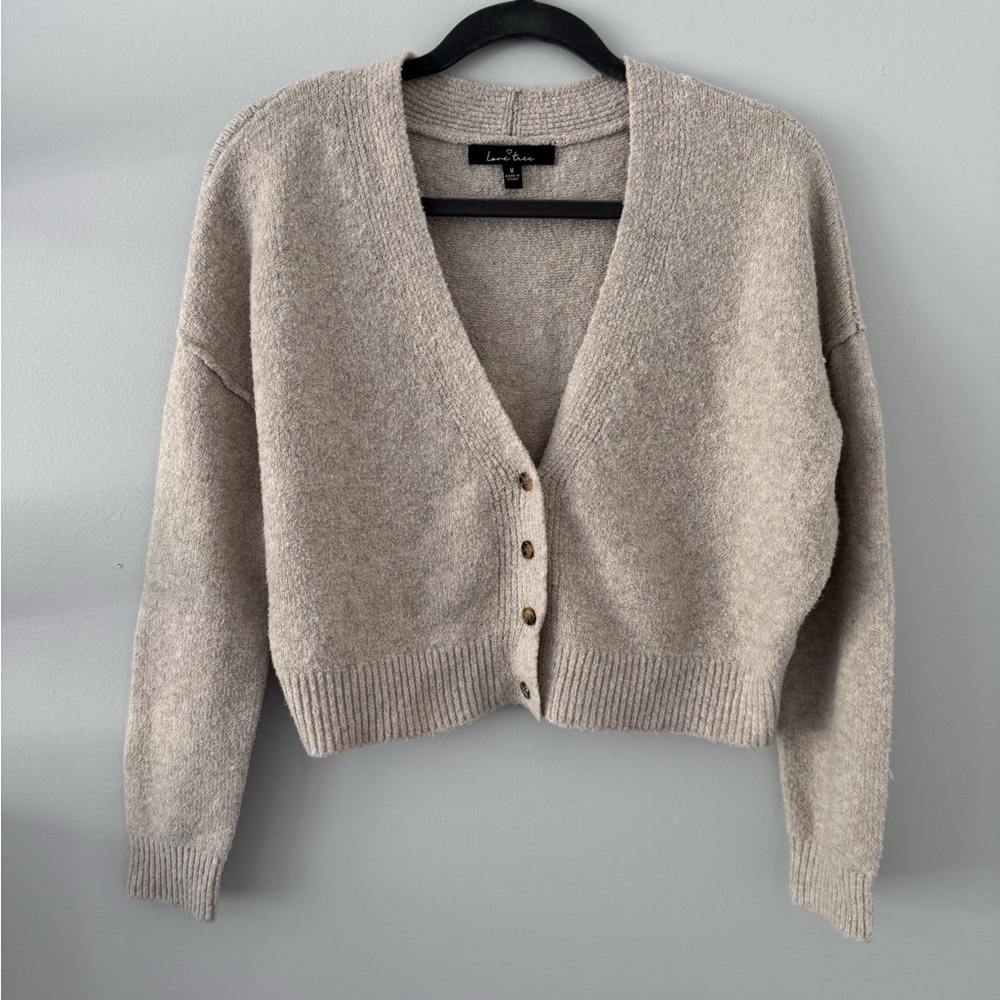 Tan Cardigan